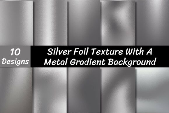 Download Metallic Silver Foil Texture Background - Oil Collection