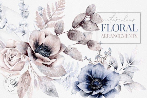Download Watercolor Flower Arrangements Florals - Watercolor flower Collection