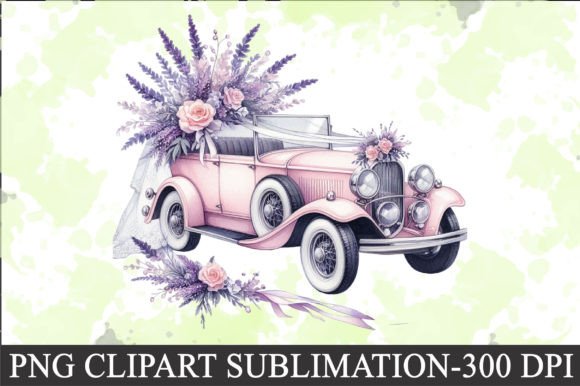 Download Lavender Wedding Car Clipart - Lavender wedding Collection