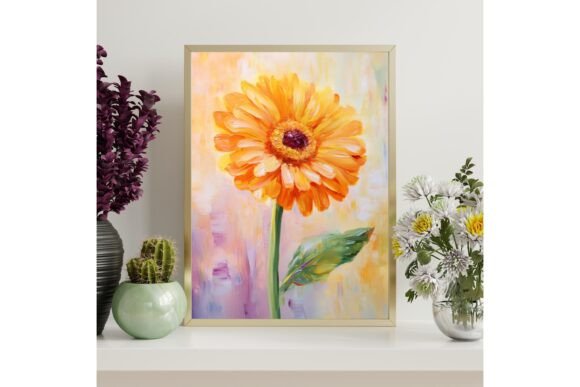 Download Gerbera Daisy Printable Wall Decor - Daisy print Collection