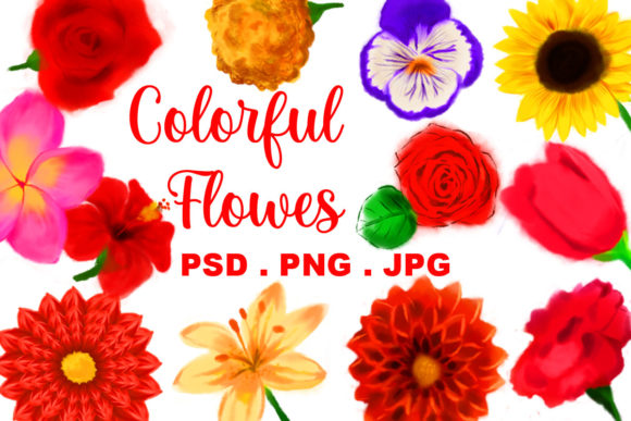 Download Excellent Digital Flowers - Digital flowers Collection