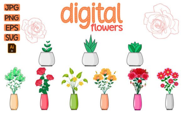 Download Flowers - Digital Flowers - Digital flowers Collection